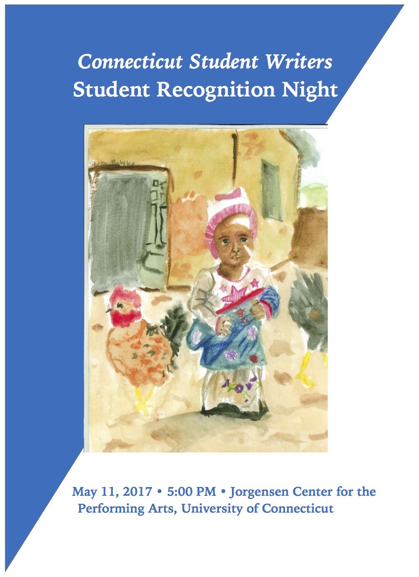 Connecticut Student Writers Student Recognition Night Poster