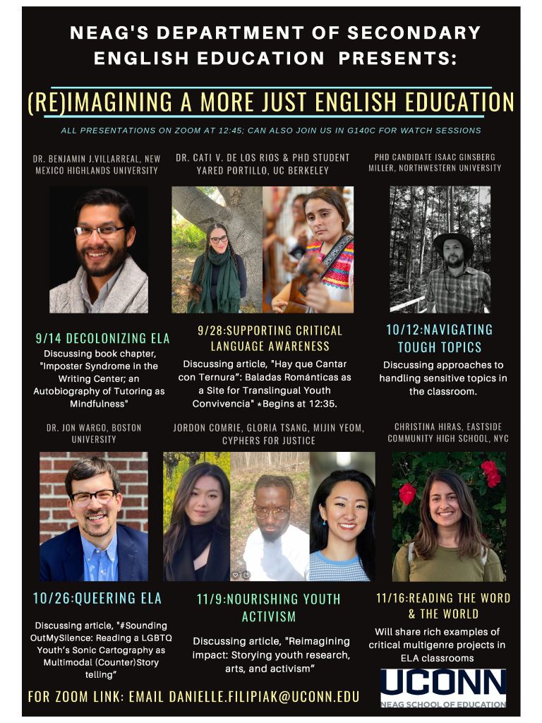 English Education Fall Speaker Series