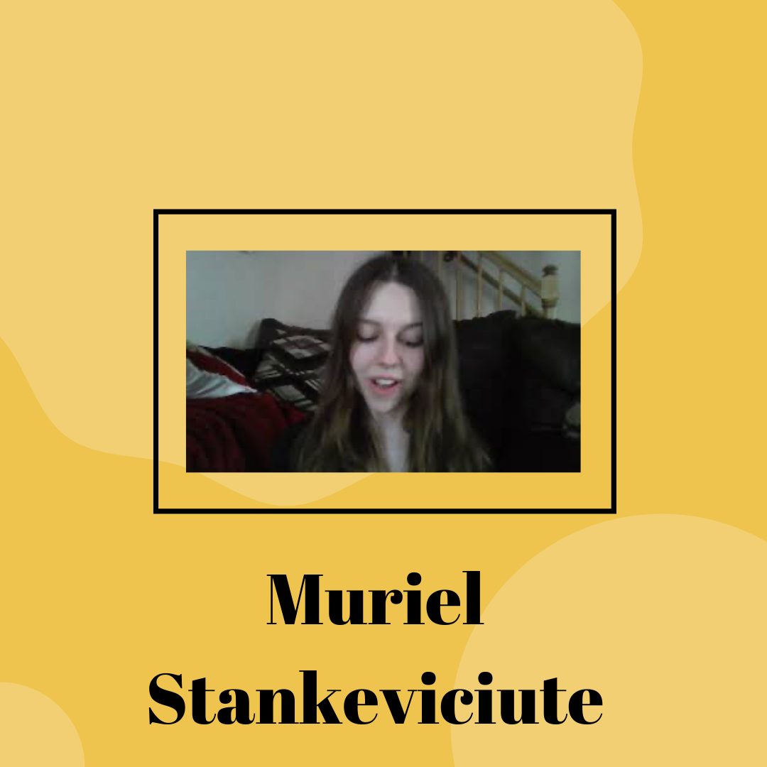 Muriel reads her poetry
